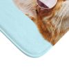 Hello Cat with Sunglasses Bath Mat