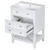 24" Bathroom Vanity With Sink