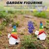 1pc Garden Rainbow Gnome Resin Statue