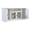 U-Can 65" TV Stand /w 2 Tempered Glass & 2 Solid Doors