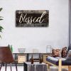 Blessed Home Canvas Wall Art