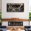 Blessed Home Canvas Wall Art