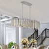 Modern Oval Crystal ceiling chandelier Luxury Home Decor Light Fixture