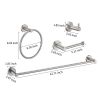 Brushed Nickel Bathroom Hardware Set