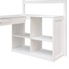 All-In-One Desk, Twin Loft Bed & Storage Unit