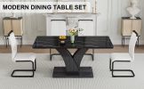 Modern Dining Table & Chair Set