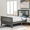 Stylish Wood Platform Bed