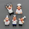 Cute Cartoon Chef Refrigerator Magnets (6 pcs)