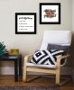 "Coffee & Friends Recipe" 2-Piece Vignette by Imperfect Dust, Ready to Hang Framed Print, Black Frame