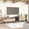 Modern 80" TV Stand /w Double Storage Space