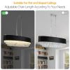 Modern Crystal Chandelier Light Fixture