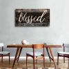 Blessed Home Canvas Wall Art