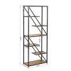 31.5" W * 71" H Metal Etagere Bookcase