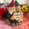 Garden Gnome Couple Statue