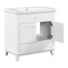 Bathroom Vanity with Sink & 2 Door Cabinet