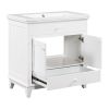 Bathroom Vanity with Sink & 2 Door Cabinet