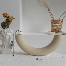 Ceramic Vase for Dry Flower Arrangements (Option: H)