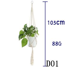 Hanging Net Flower Pot Holder (Option: 28 Style)