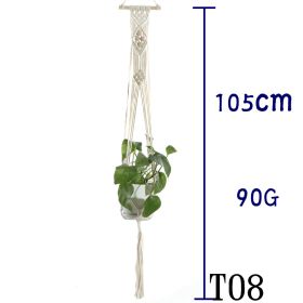 Hanging Net Flower Pot Holder (Option: 35 Style)