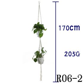 Hanging Net Flower Pot Holder (Option: 27 Style)