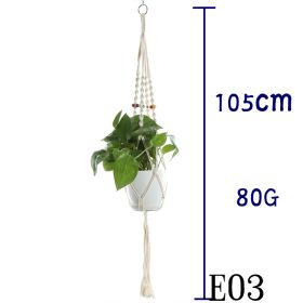 Hanging Net Flower Pot Holder (Option: 14 Style)