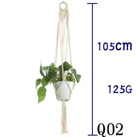 Hanging Net Flower Pot Holder (Option: 29 Style)