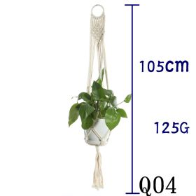 Hanging Net Flower Pot Holder (Option: 40 Style)