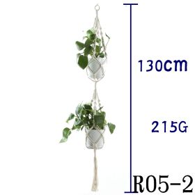 Hanging Net Flower Pot Holder (Option: 37 Style)