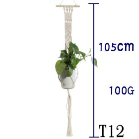 Hanging Net Flower Pot Holder (Option: 26 Style)