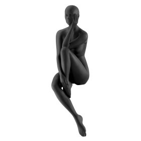 Antoinette Doll Sculpture (Color: Matte Black)