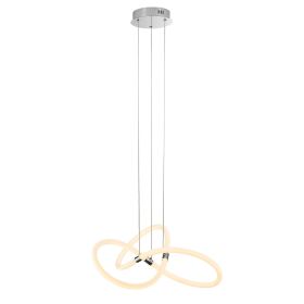 Daisy LED Adjustable Chandelier (Color: Chrome)