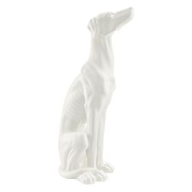 Greyhound Sculpture (Color: Matte White)