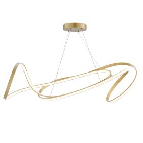 Moscow LED Chandelier (Color: Gold)