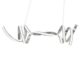 Munich LED Horizontal Chandelier (Color: Chrome)