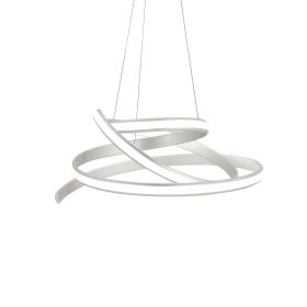 Oslo LED Adjustable Chandelier (Color: Silver)