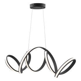 Seville LED Chandelier (Color: Black)