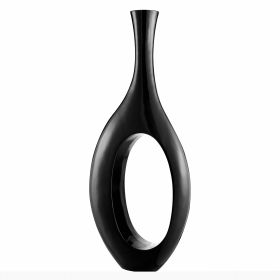 Trombone Vase (Color: Large Black)