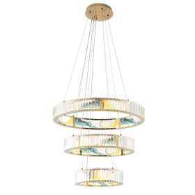 Boeseman's Colorful Chandelier (Color: Three Tiers, Round)