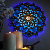 Mandala Wooden Decorative Lamp