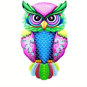 Metal Owl Wall Decoration (Style: Model B)