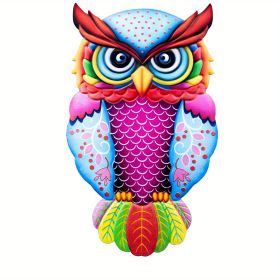 Metal Owl Wall Decoration (Style: Model A)