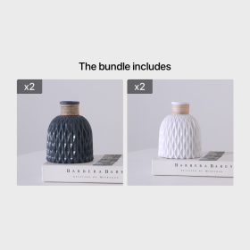 Modern Vase (Gray: Black*2+White*2)