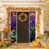 Fall Decor- halloween Decoration Fall Decorations for Home - Welcome & Hello Fall Signs for Front Door Harvest Decoration - Hanging Leaves and Pumpkin