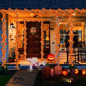 3 Pack Pumpkin & Enlarged Maple Fall String Lights (size: 12 inch)