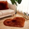 Heart-Shaped Plush Rug