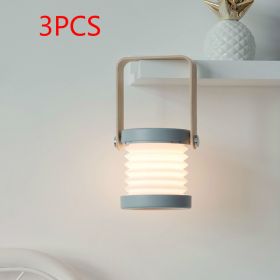 Foldable Night Light (power: 0.5 watts, Light color: Grey 3pcs)