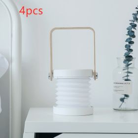 Foldable Night Light (power: 0.5 watts, Light color: White 4pcs)