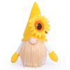 Handmade Summer Sunflower Gnomes Faceless Plush Doll