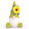 Handmade Summer Sunflower Gnomes Faceless Plush Doll