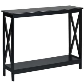 Console X-Design Accent Table (Gray: Black)